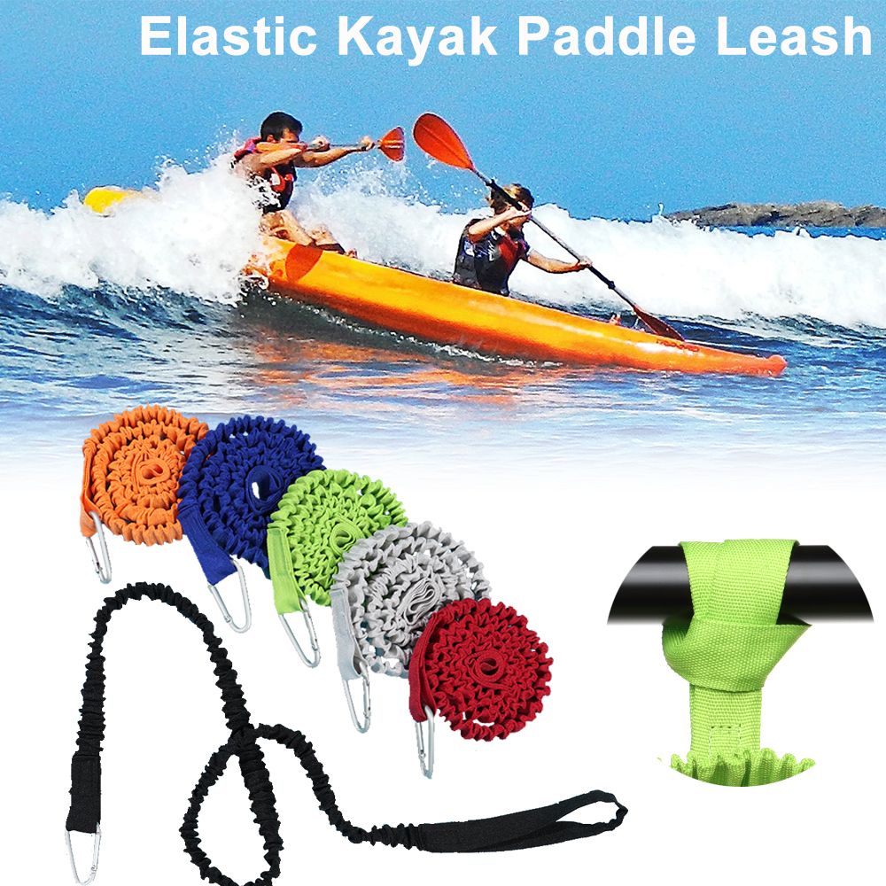 Fishing Kayak Paddle Leash - Регулируемый страховочный ремень для удочки, доски