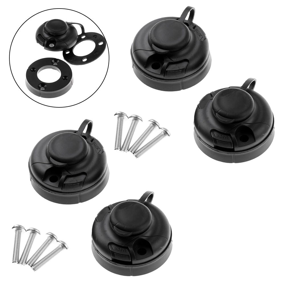 Комплект из 4 черных держателе – обзор и цена Fishing Kayak Rod Holder