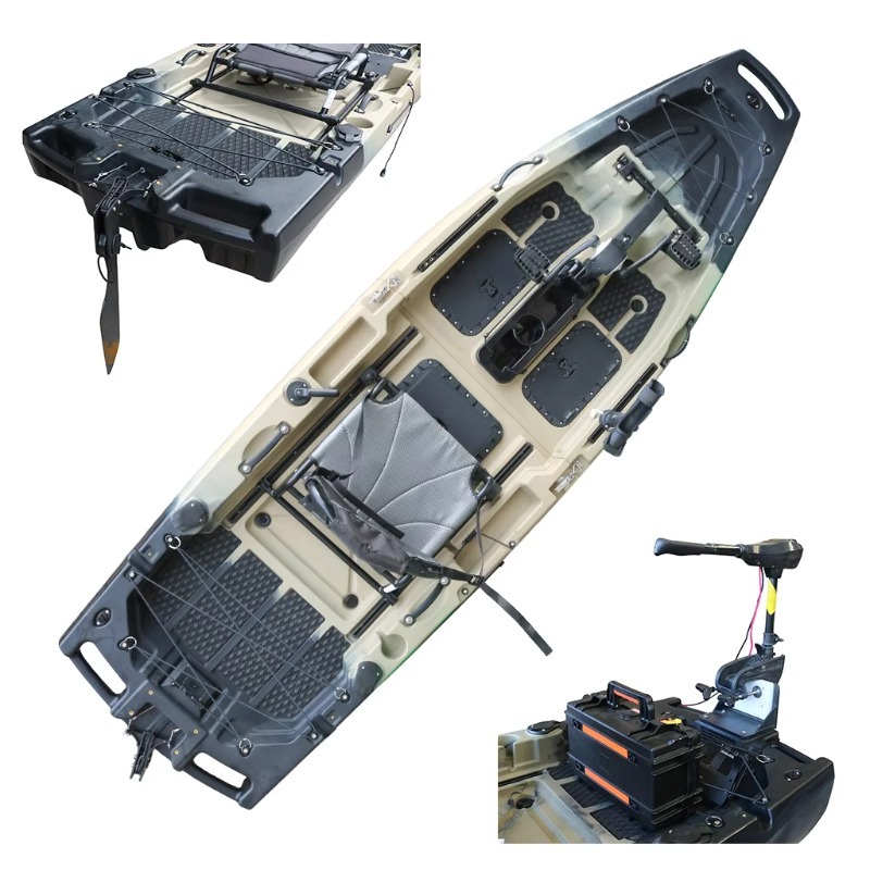 Одноместный моторизованный мор – обзор и цена Fishing Kayak Paddle