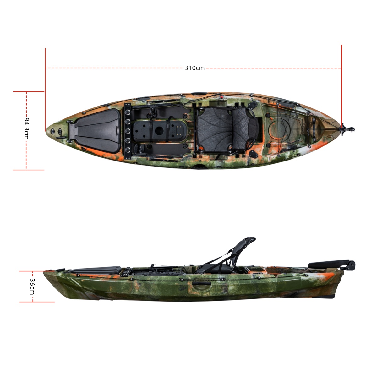 Первоклассный одиночный рыболо – обзор и цена Fishing Kayak Rod Holder