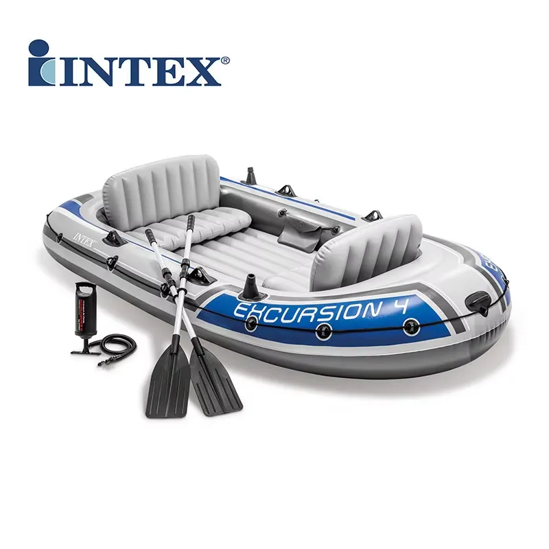 Надувная лодка INTEX EXCURSION – обзор и цена Fishing Kayak Paddle