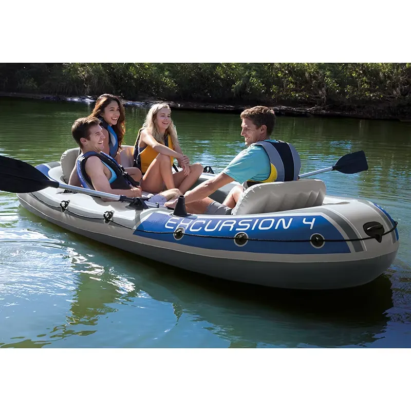 Надувная лодка INTEX EXCURSION – обзор и цена Fishing Kayak Paddle